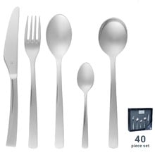 40 Piece Tablekraft Amalfi Stainless Steel Cutlery Set